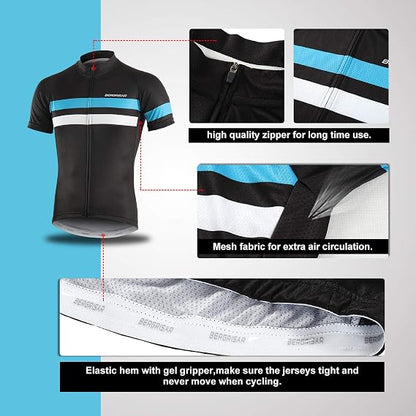 BERGRISAR Men's Cycling Jersey