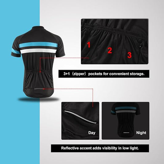 BERGRISAR Men's Cycling Jersey