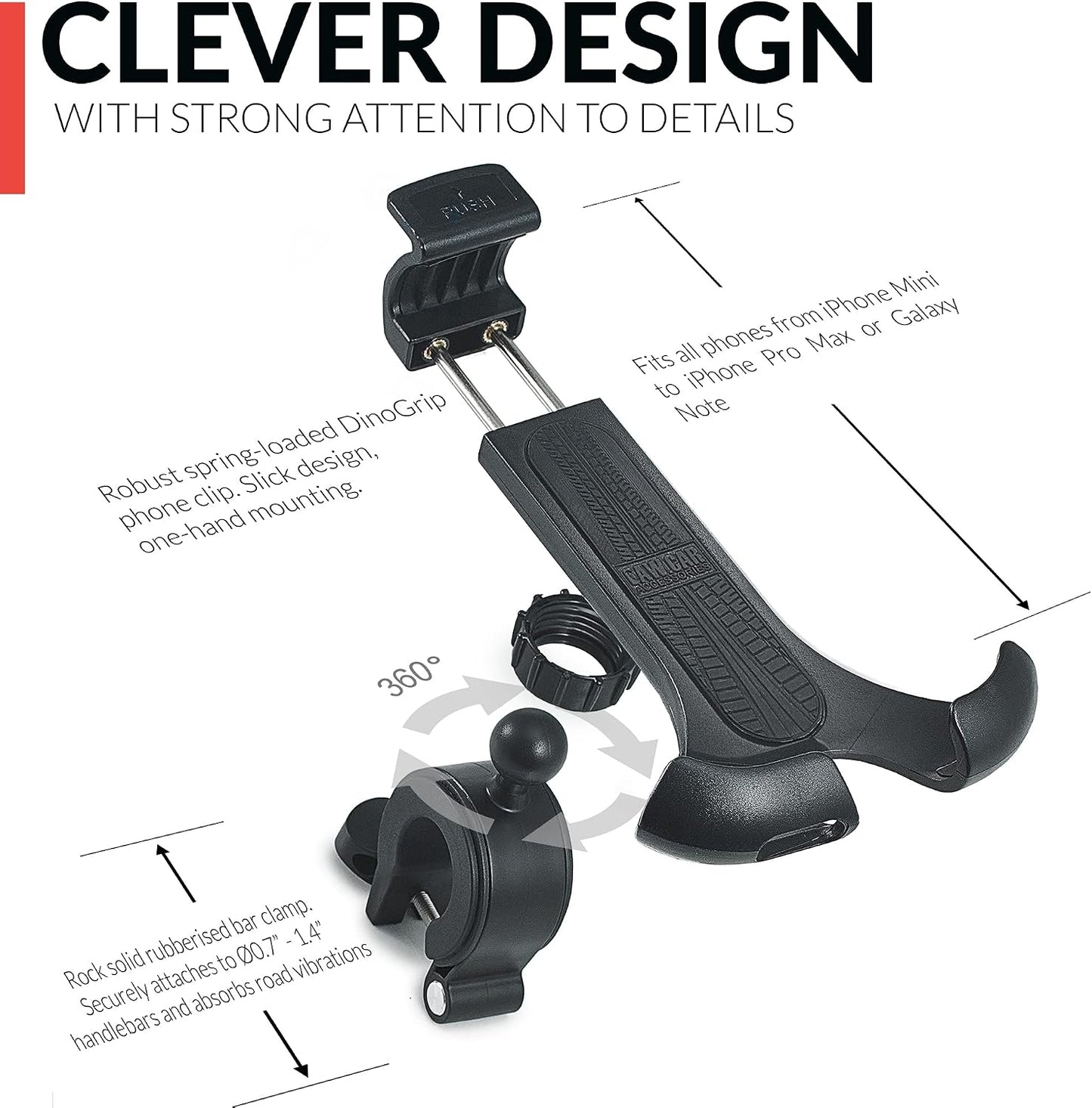New 2026 Bicycle & Motorcycle Phone Mount