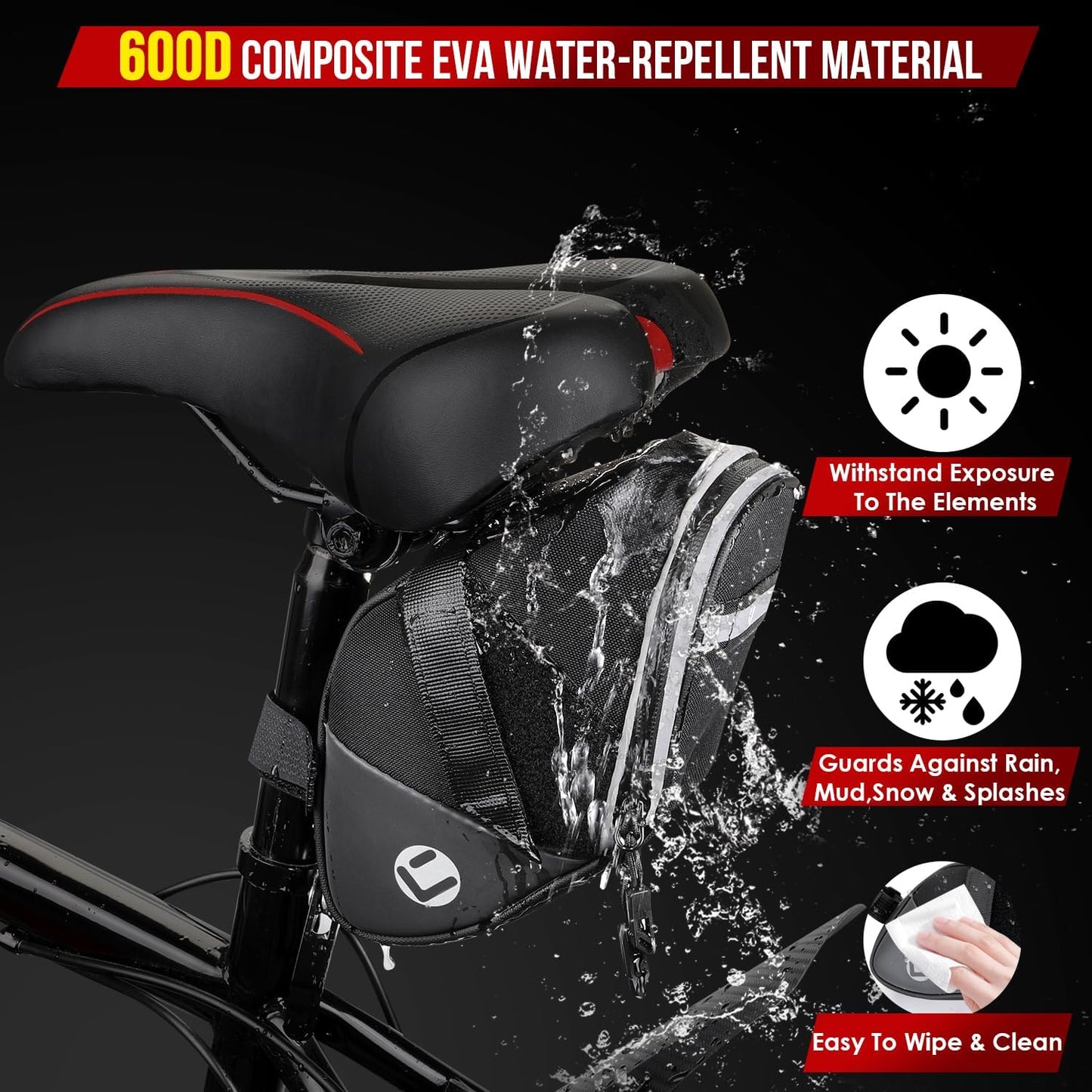 WOTOW Bike Saddle Bag