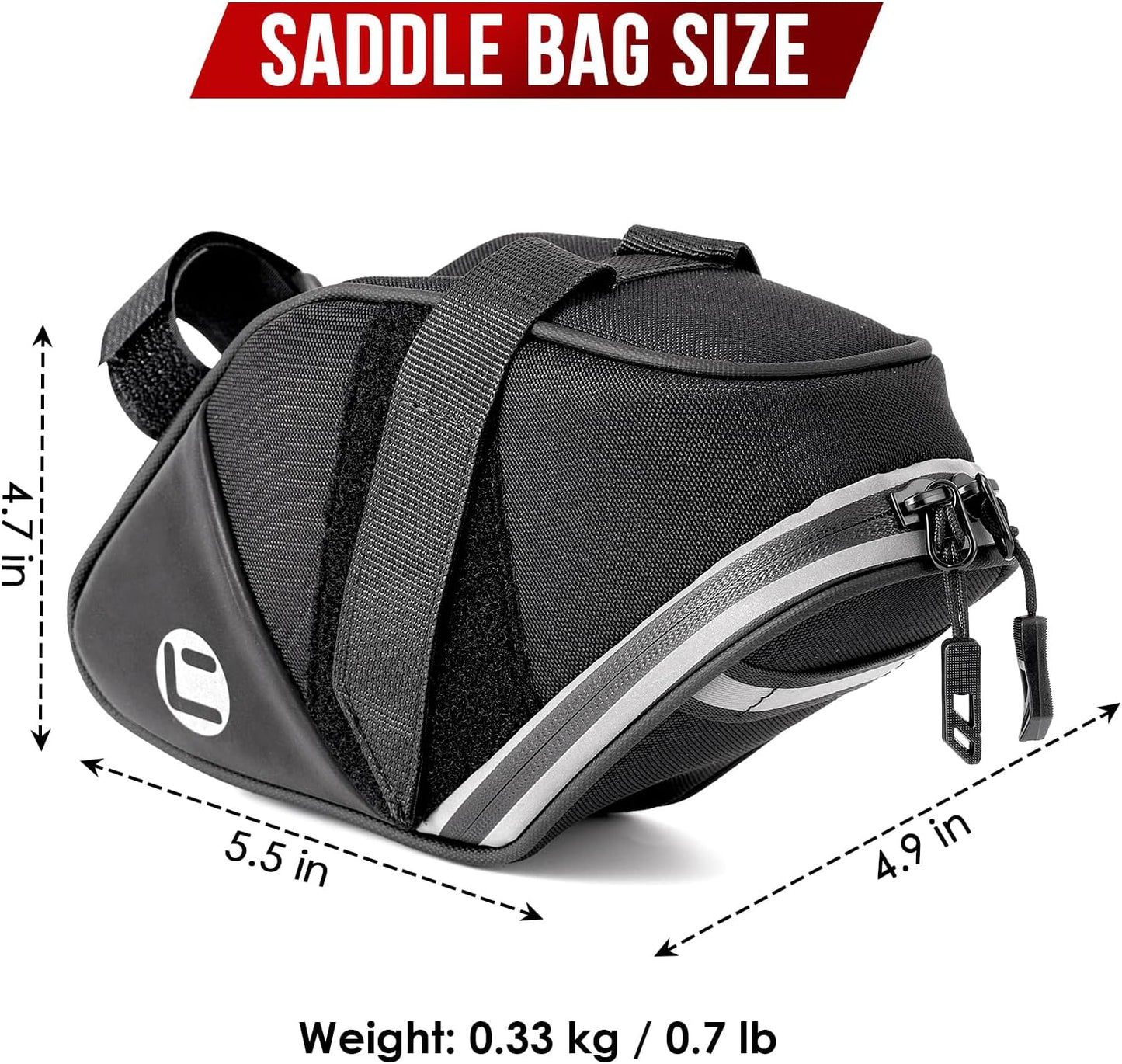 WOTOW Bike Saddle Bag